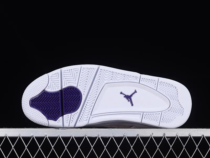 All categories Air Jordan Jordan series basketball shoes Air Jordan 4 OG version Air Jordan 4 "Court Purple" AJ4 Joe 4 white and purple full head layer CT8527-115